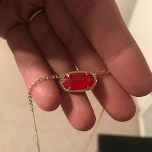 Red Kendra Scott Necklace